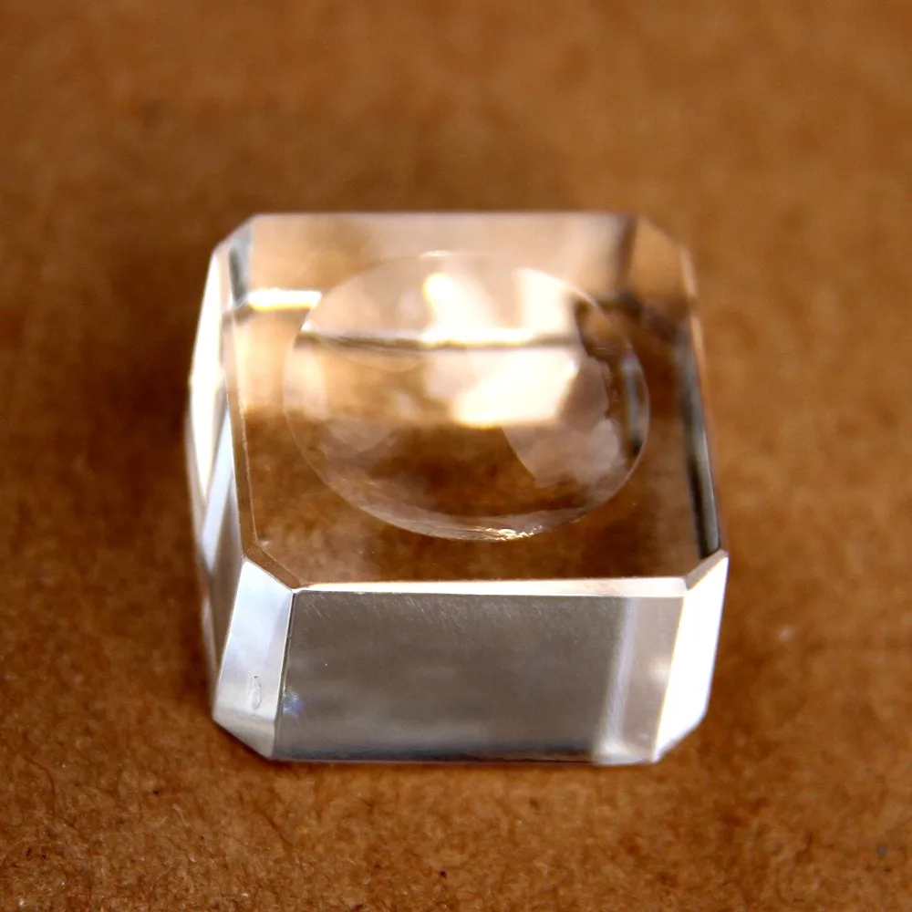 6pcs/lot 25x25x15mm Clear Crystal Base For Balls Fengshui Sphere 40mm 50mm | Дом и сад