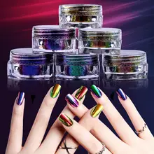 5 г ПИГМЕНТ Хамелеон duoхромированный зеркальный порошковый хромированный пигмент Galaxy пудра хамелеон лак для ногтей