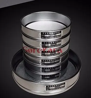 

Dia 30cm (20mesh-200mesh) Stainless Steel Net Chroming Body Test Sieve Standard Test Sieve Laboratory sieve