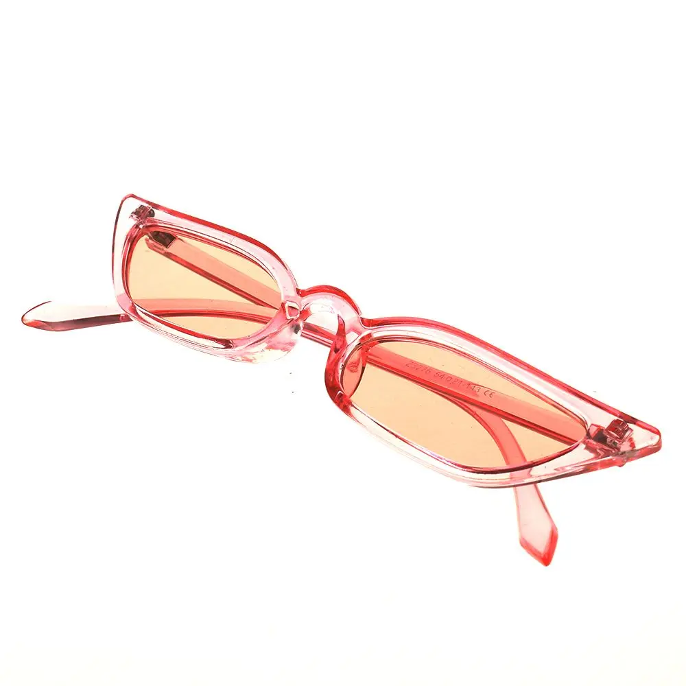 Новые модные мужские и женские солнцезащитные очки в стиле ретро, маленькие солнечные очки, цветные солнцезащитные очки кошачий глаз, аксессуары для путешествий - Цвет: 3