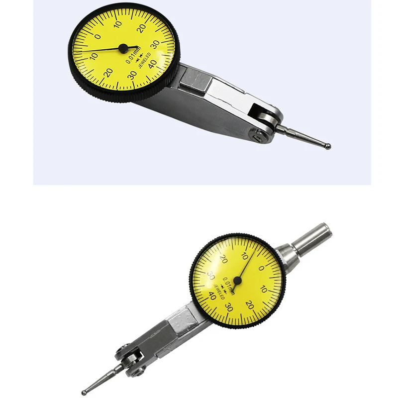 1 шт. Круглый циферблат датчик Тесты индикатор Precision метрика с ласточкин хвост рельсы горе 0-40-0 0,01 мм точные измерения инструмент