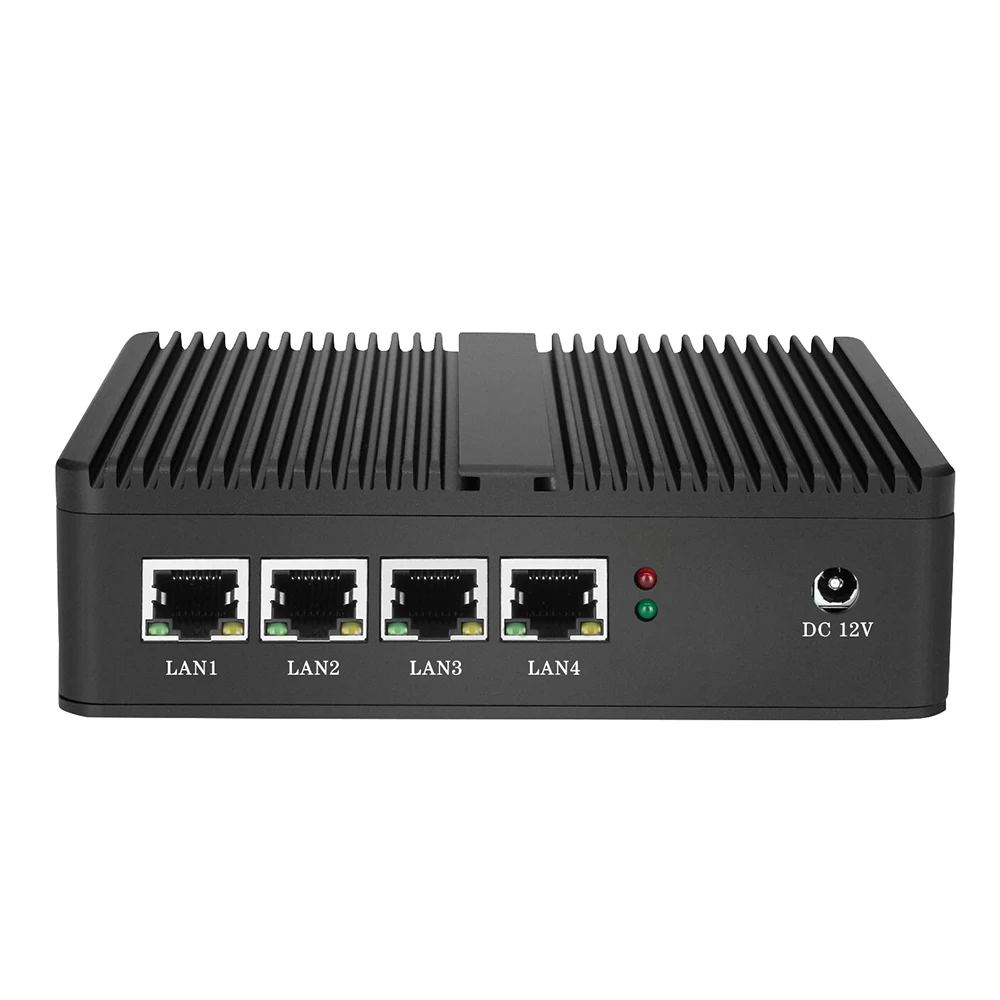 Мягкий фрезерный станок с ЧПУ мини ПК Intel Celeron N2806 J1800 J1900 4 LAN порт Gigabit Ethernet NIC 2xusb HDMI VGA Wi-Fi Pfsense маршрутизатор брандмауэра