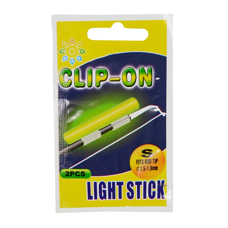 20Pcs Fluorescent Clip On Rod Night Fishing Alert Lightstick High Visibility Glow in Dark Light Stick Night Fishing Accessories (19)