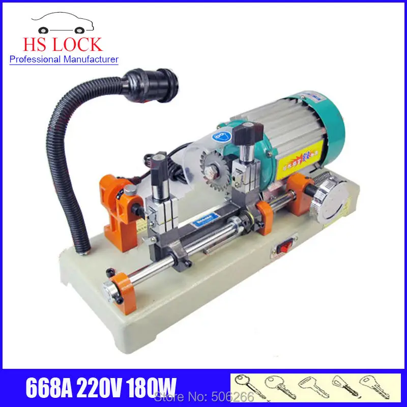 

100% original defu 668A key cutting machine 220v 120w car key duplicationg machine made in CHina
