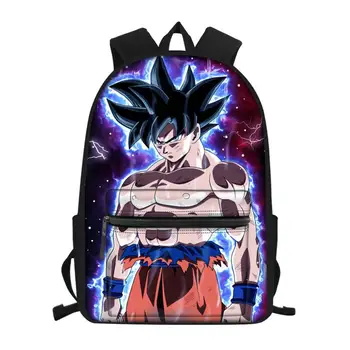 

Hot Cartoon Anime Dragon Ball School Backpacks For Boys Cool Super Saiyan Goku Broly School Bags Kids Bagpack Children Bookbags