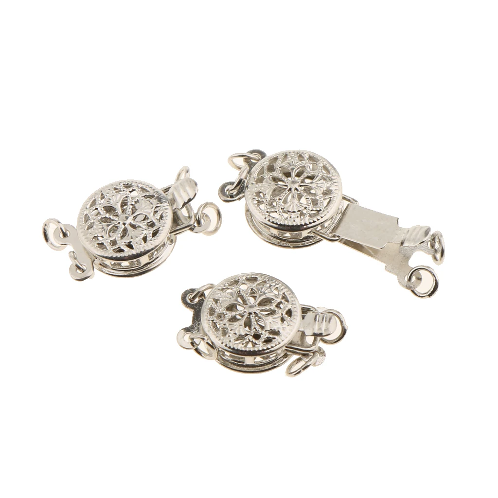 10 Pcs Copper Pendant Pinch Bails Connector Clasps Jewelry DIY Findings