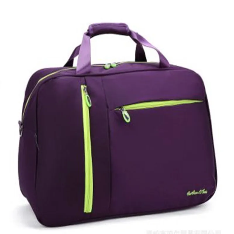Женские дорожные сумки, прочная нейлоновая Водонепроницаемая Сумочка, Женская Большая Вместительная дорожная сумка Bolsa Feminina, женские сумки, дорожные сумки - Цвет: big purple