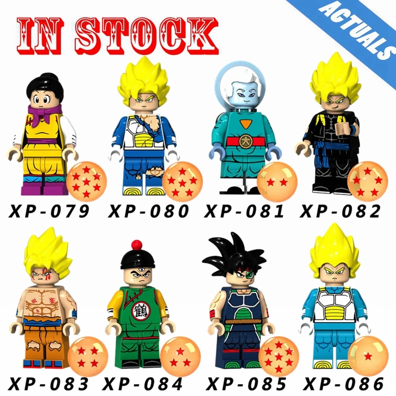 

Legoing Dragon Ball Z Cartoon Series Crane immortal Vegeta Goku Chichi Burdock Gogeta Figures Building Block Toys Legoing KT1011