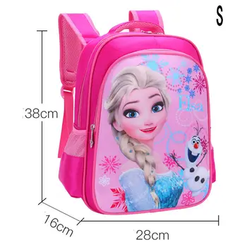 

Hot Sale Cartoon Girl Schoolbag Baby Sofia Elsa Princess Children Primary student School bag Bagpack kindergarten Kids Backpacks