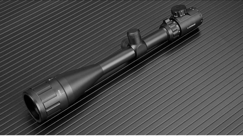 Pistola de ar Riflescope Ajustável Verde Vermelho Dot Caça Luz Âmbito Tático Retículo Óptica Rifle Escopo Escopos 6-24x50 Aoe 13 Cheap Lunetas Riflescopes