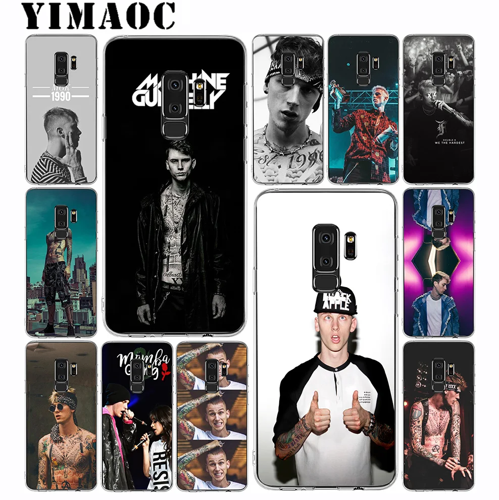 

MGK Machine Gun kelly Soft Silicone Case for Samsung Galaxy S10 S10E S9 S8 Plus S7 S6 Edge & Note 9 8 Soft Cover