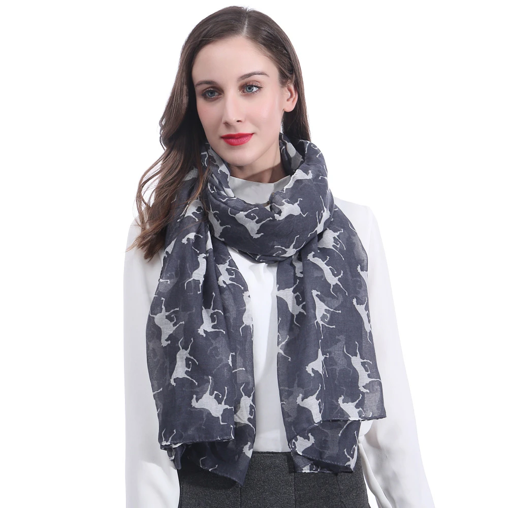 Bufanda con estampado de Animal de para chal, tejido suave y ligero, a la moda|shawl scarf|shawl ribbonshawl collar - AliExpress