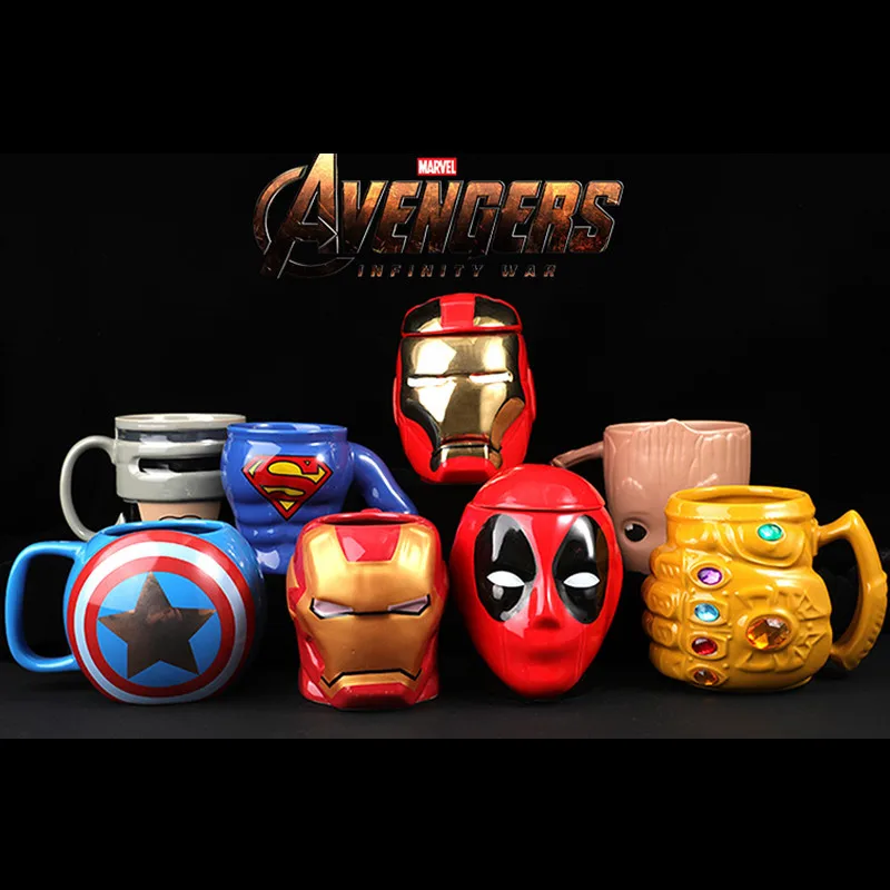 Koop Marvel Koffie Mokken Avergers Kopjes en Mokken Iron Man Captain Thanos Mark Creative Drinkware