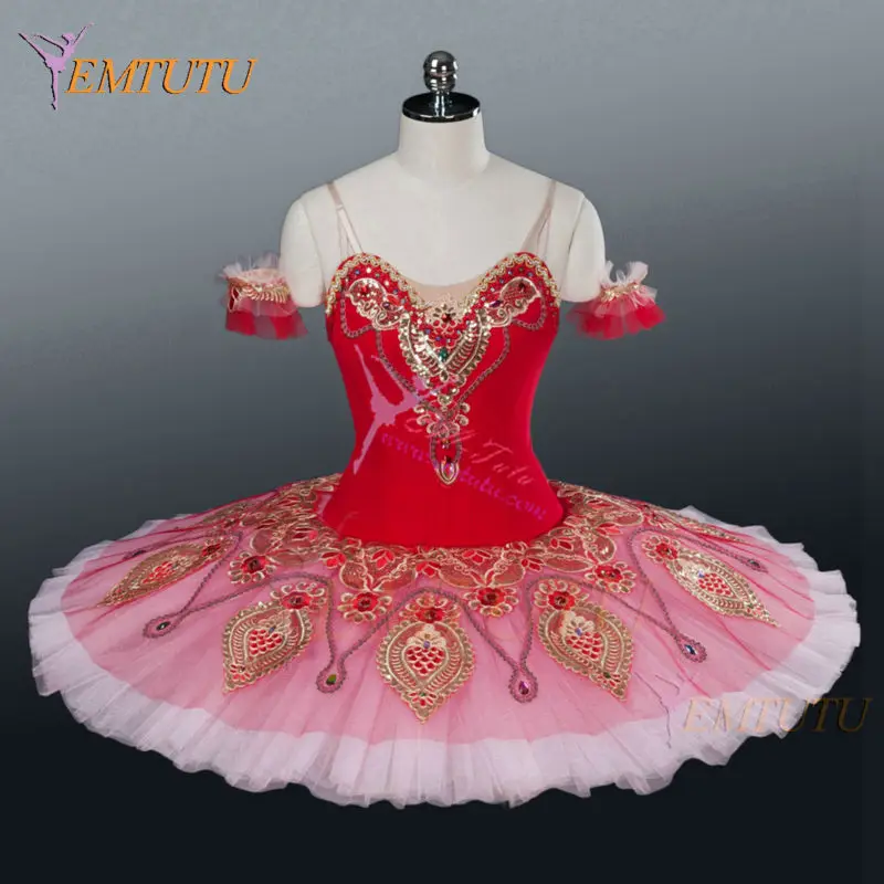 red ballet dress