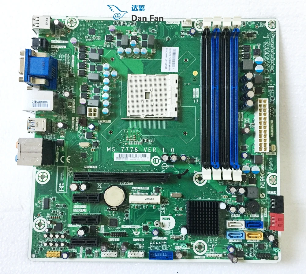 Us 45 14 9 Off 716188 001 Binful For Hp Pavilion P6 2317c Desktop Motherboard 717067 501 Fm2 Ms 7778 Ver 1 0 Mainboard 100 Tested Fully