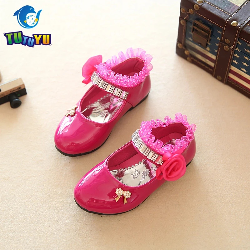 TUTUYU Children Shoes Girls PU Leather Shoes Girls Sandals Kids