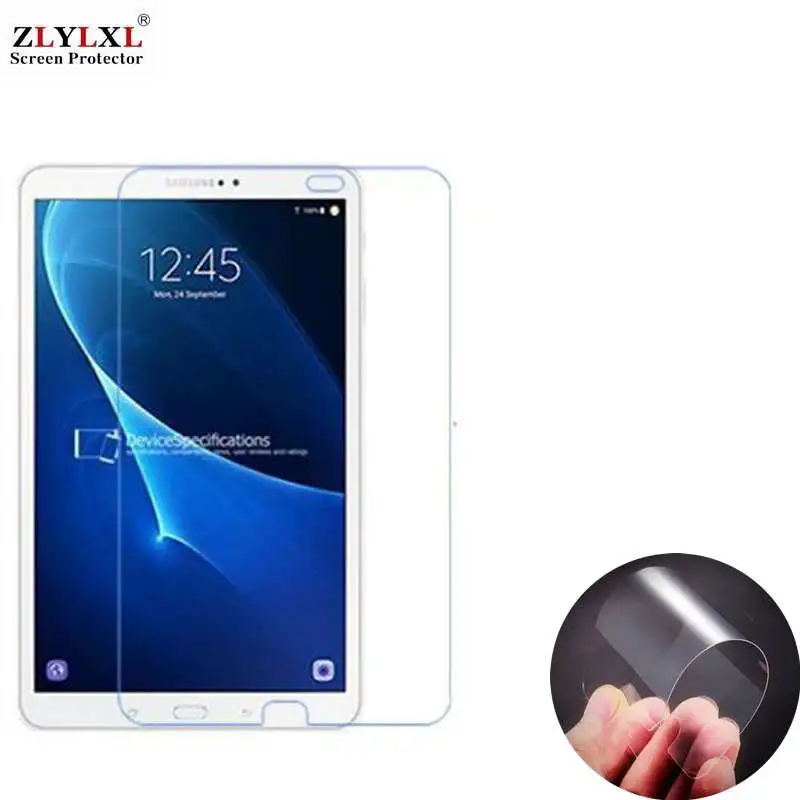 2 шт. мягкая защитная пленка для Samsung galaxy TAB A 10 1 2016 T580 T585|Защитные экраны планшеов| |