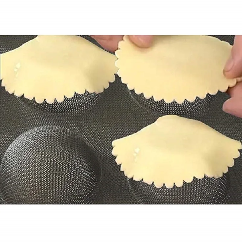 Silicone Bun Bread Form Round Shape Bread Tray Perforated Bakery Molds for Baking Bread,Hamburger,bun, Puff, Tartlet and More