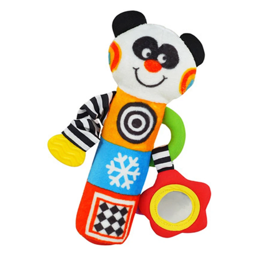 Cartoon Baby Rattles Plush Educational Toys For Newborns Dolls Baby