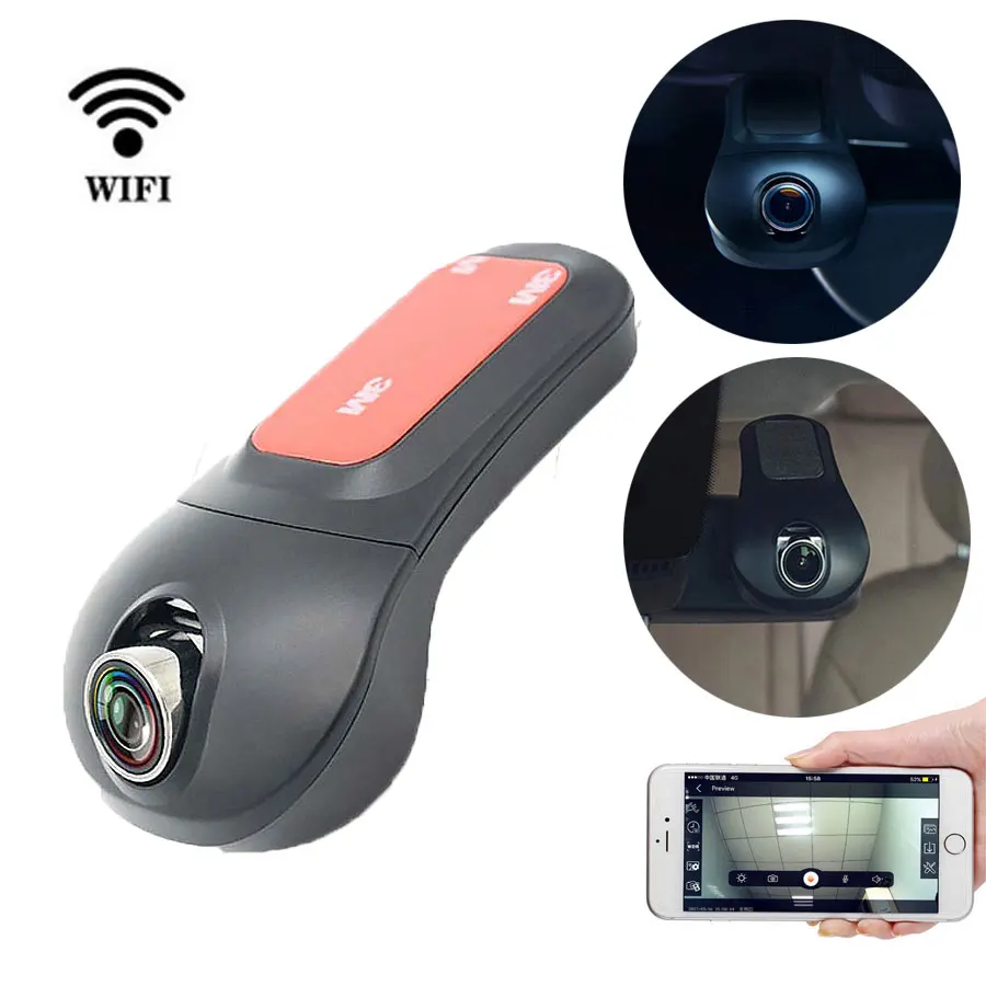 

Dvr Dash Cam Hidden Bluetooth Registrar WIFI HD Camera Car DVR Phone APP Digital Video Recorder Mini Video Vamera For Car