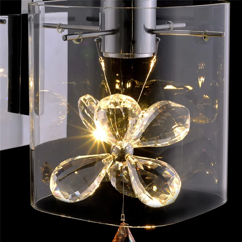 glass wall sconce