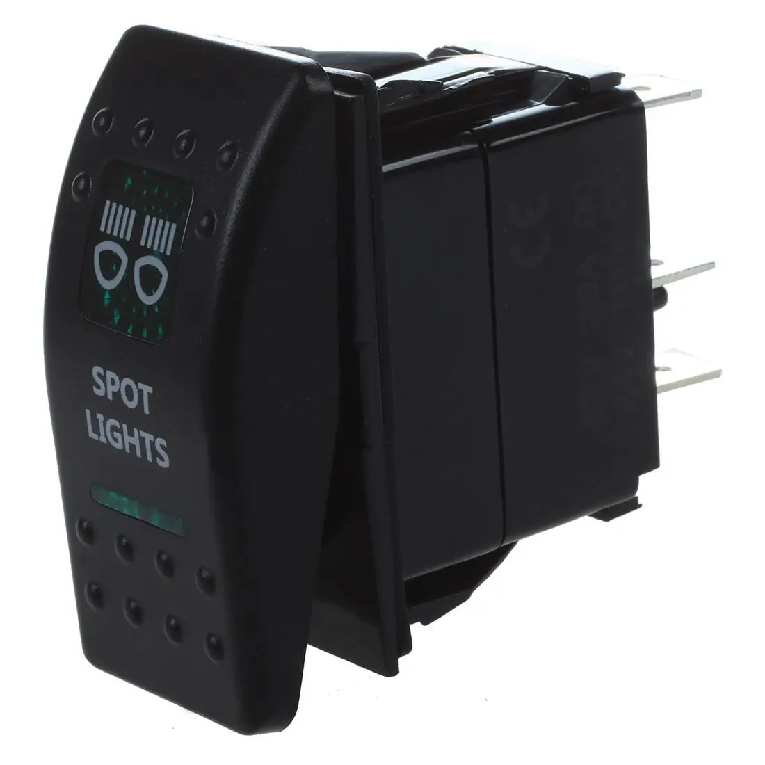 12V CAR MARINE BOAT RV TOGGLE ROCKER SWITCH LED LIGHT BAR WORK FOG REAR