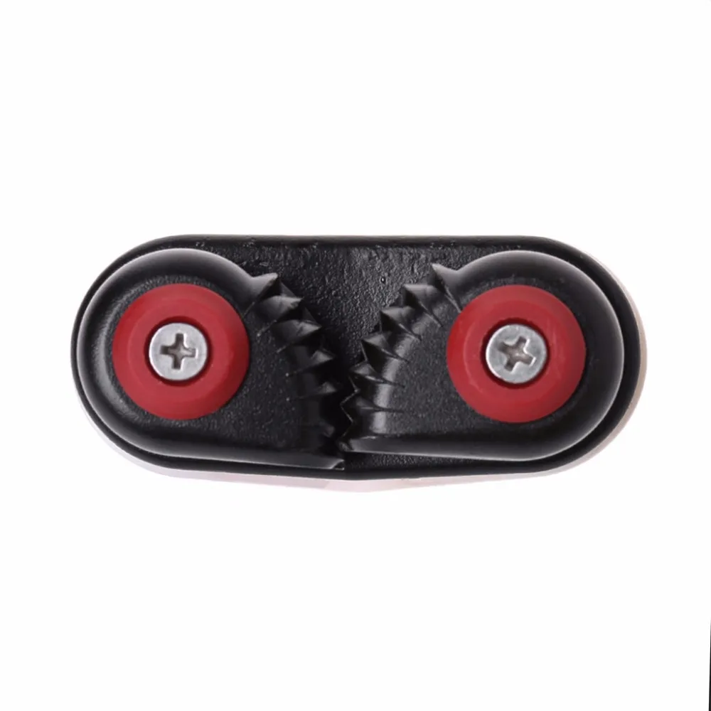 

Black Aluminium Nylon Clip Cord Lock Cam Cleat Sailboat Kayak Dinghy Accessory