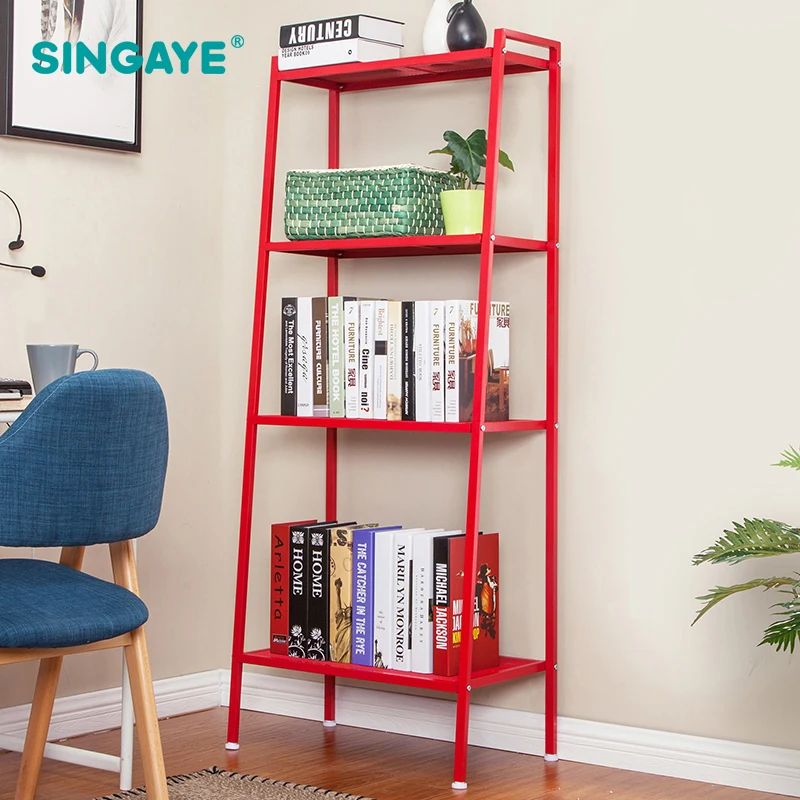 SINGAYE DIY простая сборка металлический усиленный книжный шкаф комбинация мульти