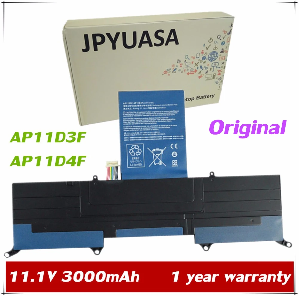 

7XINbox 11.1V 3000mAh AP11D3F AP11D4F Laptop Battery For Acer Aspire S3 S3-951 S3-391 MS2346 S3-391-6407 S3-951-6828 S3-391-9695