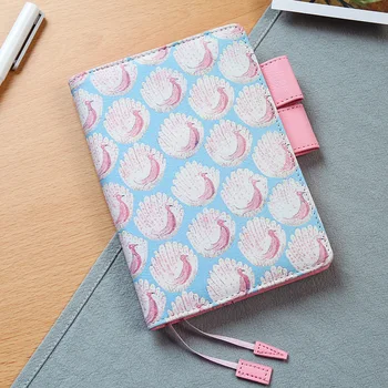 

Yiwi 2018 A6 Creative Japanese Pink Peacock Classic Notebook Daily Planner Organizer Agenda Dairy Notebook HOBO Cover