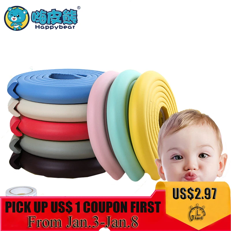 Baby Safety Guards Edge & Corner Guards Solid Angle Form 2M Edge