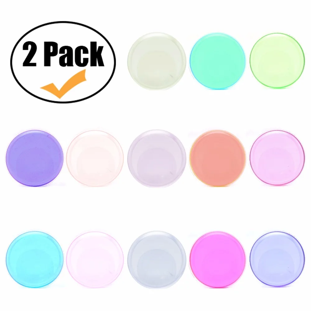 

Dolovemk Silicone Blenders Sili-sponges for Liquid Foundation, Highlighting, Contouring Illuminator, BB Cream Concealer Blending