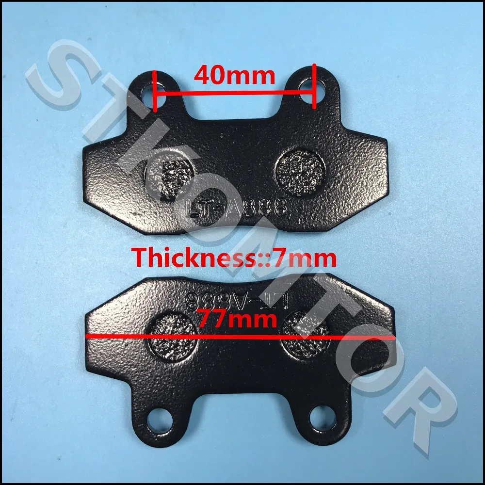 

2Set/4pcs Front Left and Front Right Brake Pads For Jinling 250cc JLA-21B JLA-923 ATV Quad Bike Go Kart Buggy UTV Scooter Parts