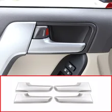 Для Toyota Land Cruiser Prado FJ150 150 2010-2018 автомобильные аксессуары ABS межкомнатных дверей Ручка отделкой 4 шт.