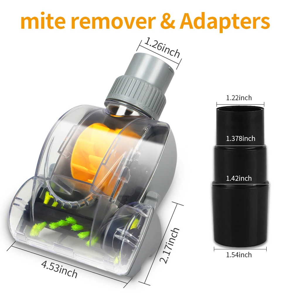 

Universal Air Driven Turbo Dust &Mites Remover , Vacuum Cleaner Brush of Home Appliances Spare Parts