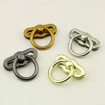 

10pcs/lot Luggage hardware accessories pale golden die casting twist lock mortise lock bag lock hardware accessories