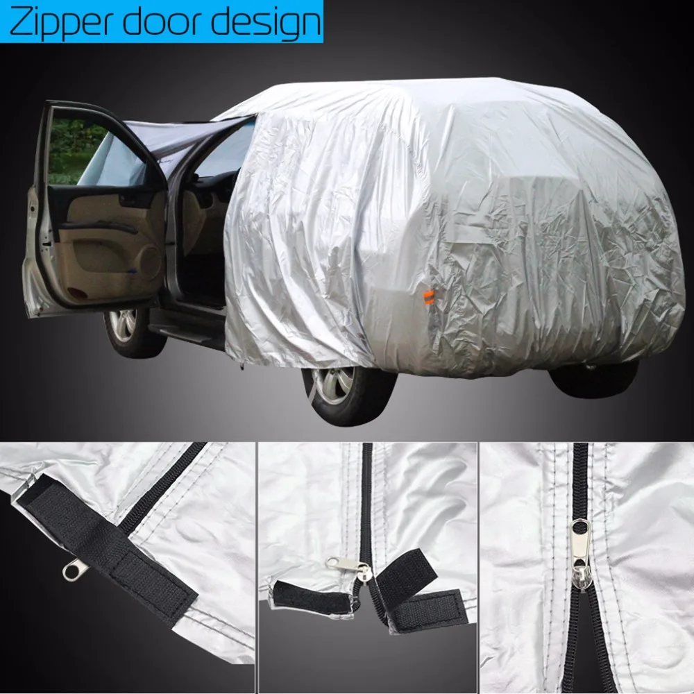 Cawanerl Full Car Cover Sun Snow Rain Protector Anti UV Cover For Pontiac Montana Torrent Vibe Bonneville Grand Prix Sunfire