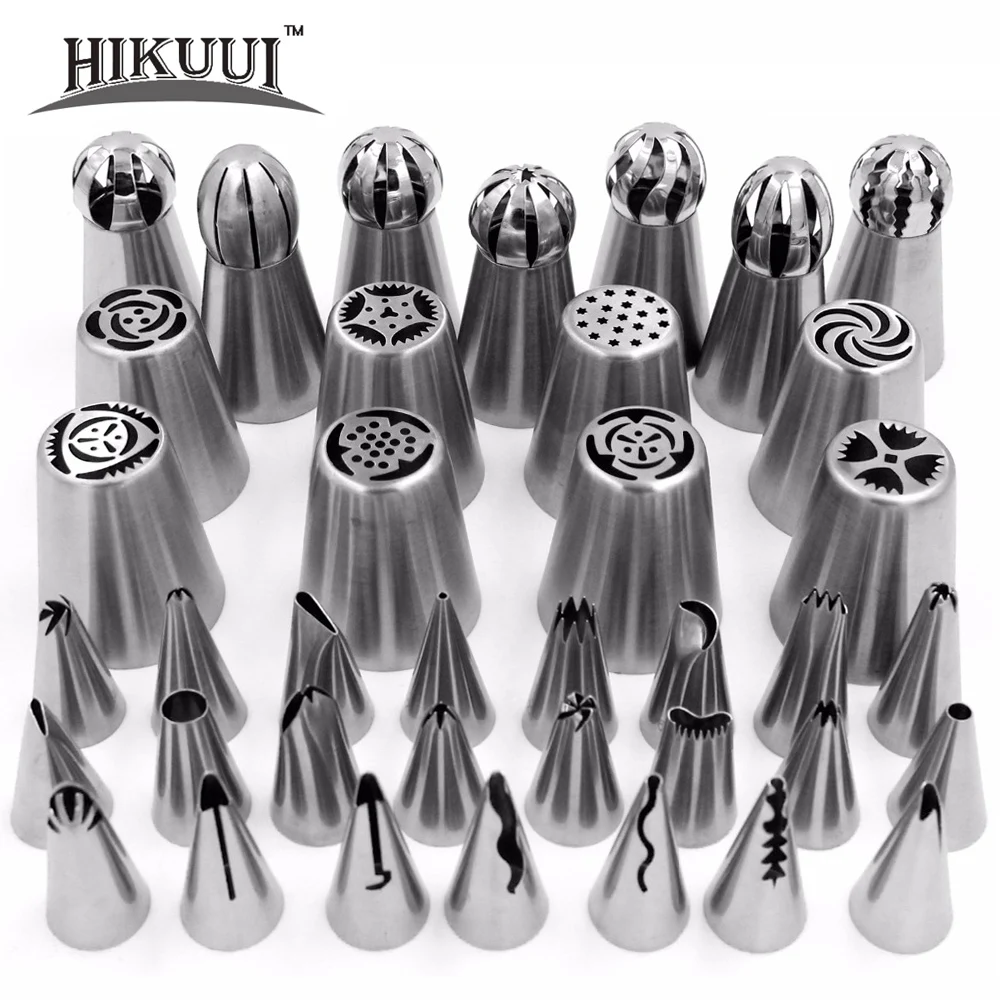 Buy 38pcs Big Size Russian Piping Korean Pastry Nozzle