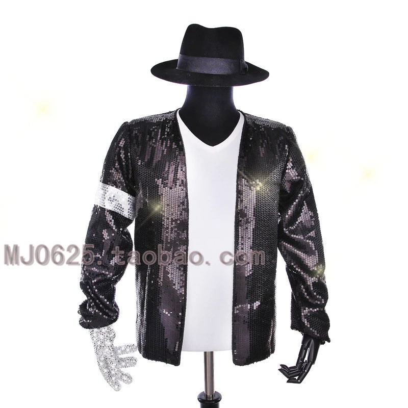 Celebridad acortar Haz un experimento 2015 Michael Jackson Billie Jean Billie Jean con etapa Trajes chaqueta de  La Chaqueta de lentejuelas ropa cantante Envío Gratis|jean jacket girls| jacket collarjacket seller - AliExpress