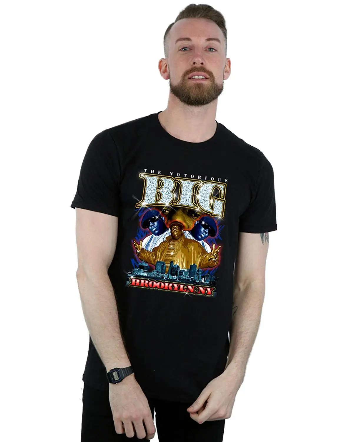 Absolute Cult Notorious Big Men's Come at Me Short Sleeve T-Shirt | Мужская одежда