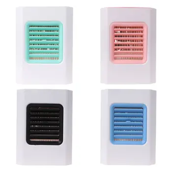 

Mini Portable USB Air Cooler Handheld Air Conditioner Fan Humidifier with LED Night Light for Home Room Office Desktop