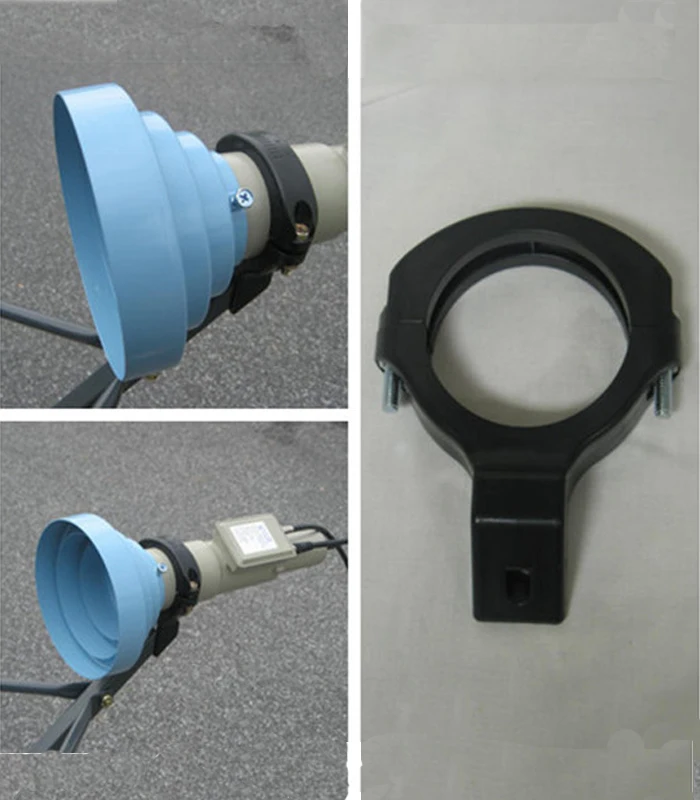High Gain Conical Scalar Ring & Lnb Bracket C to Ku Band Kit