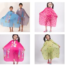 1x2" x47" Детская Водонепроницаемая накидка для стрижки волос, накидка для парикмахерской, Парикмахерская накидка, одежда с рисунком овечки, 5 цветов