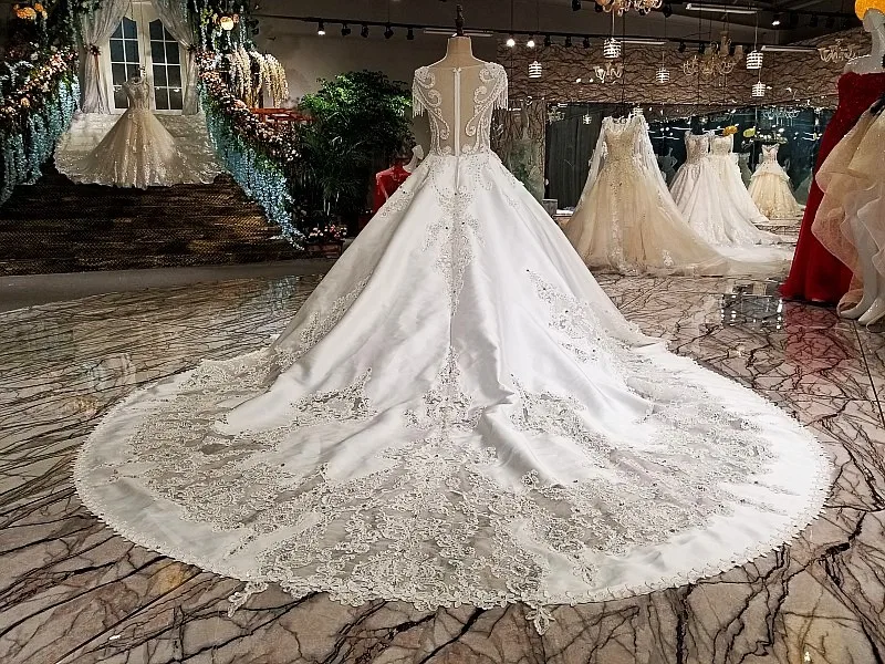 Vestido De Noiva белое высококачественное Модное бальное платье свадебное платье с жемчугом расшитое блестками Роскошная принцесса свадебное платье