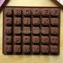 Алфавит силиконовые формы для торта 26 букв DIY конфеты шоколадная помадка пирожные кубик льда Матрица для штампования мыла Жаростойкие Формы инструмент