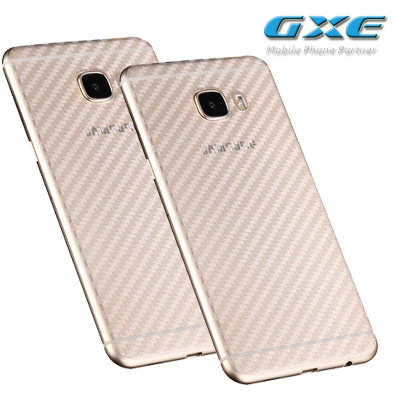 3D Carbon Fibre Skin Sticker (Not Tempered Glass Not Matte Glass) Back Film For Samsung Galaxy C9 C7 C5 Pro C7pro C5pro C9pro | Мобильные