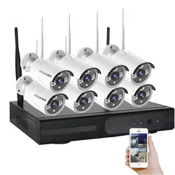 Беспроводной 8ch 720 P HD WIFI IP Камера NVR системы безопасности NVR Kit 8-канальный Регистраторы NVR IP для IP камера комплект ИК-камера