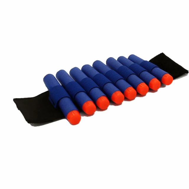 Refill Darts Bullets For Nerf N-strike Elite Series Blasters Children Toy Gun Blue Soft Bullet Foam Guns Accessories Blue wrist