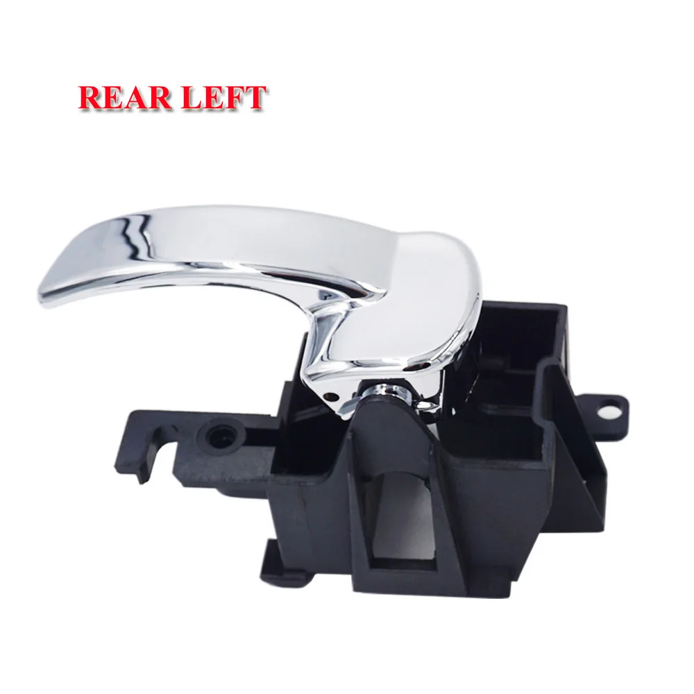 Для Nissan Pathfinder, Navara Межкомнатная дверная ручка Передняя Задняя правая левая 80671-4X02B 806714X02B 80670-4X02B 806704X02B - Цвет: Rear Left