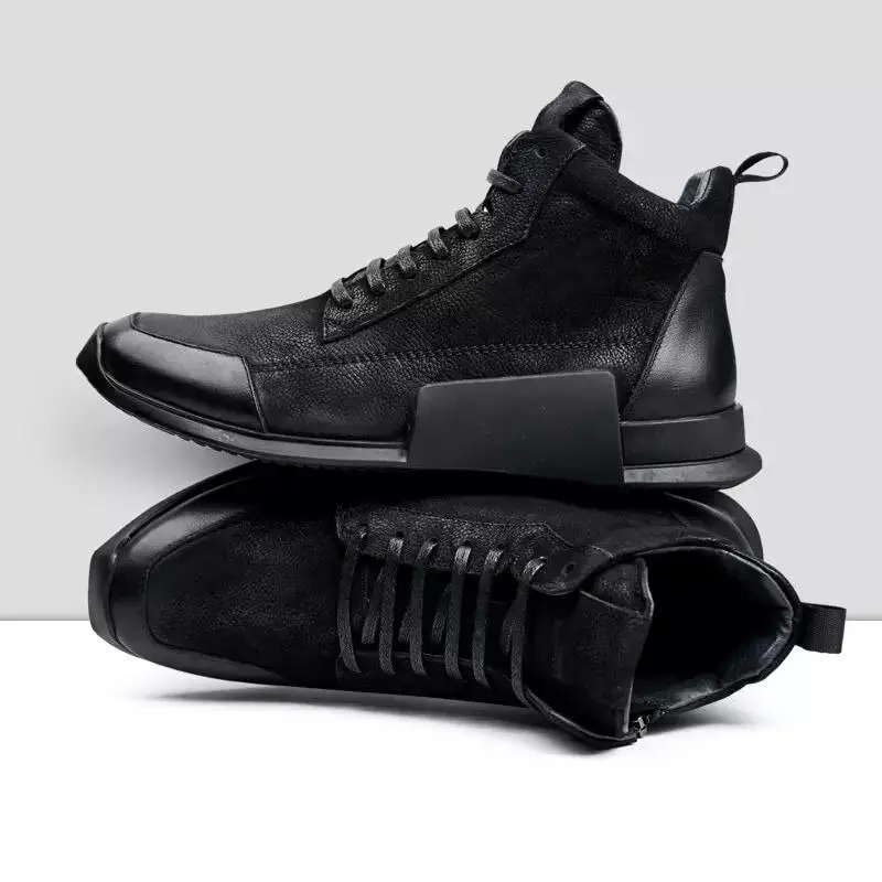 men's leather athletic shoes